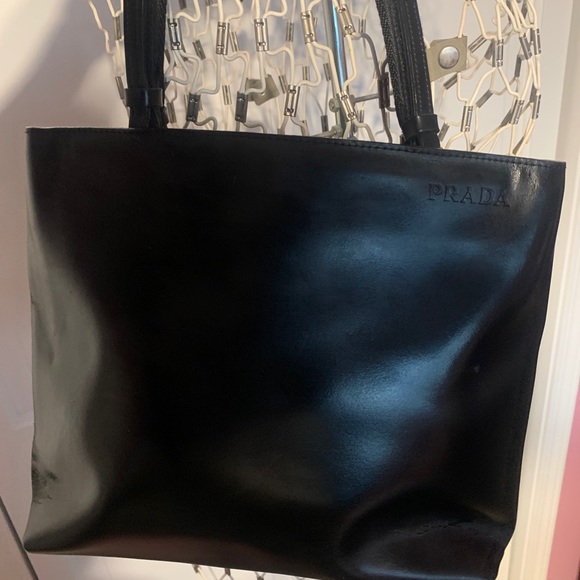 vintage prada leather bag